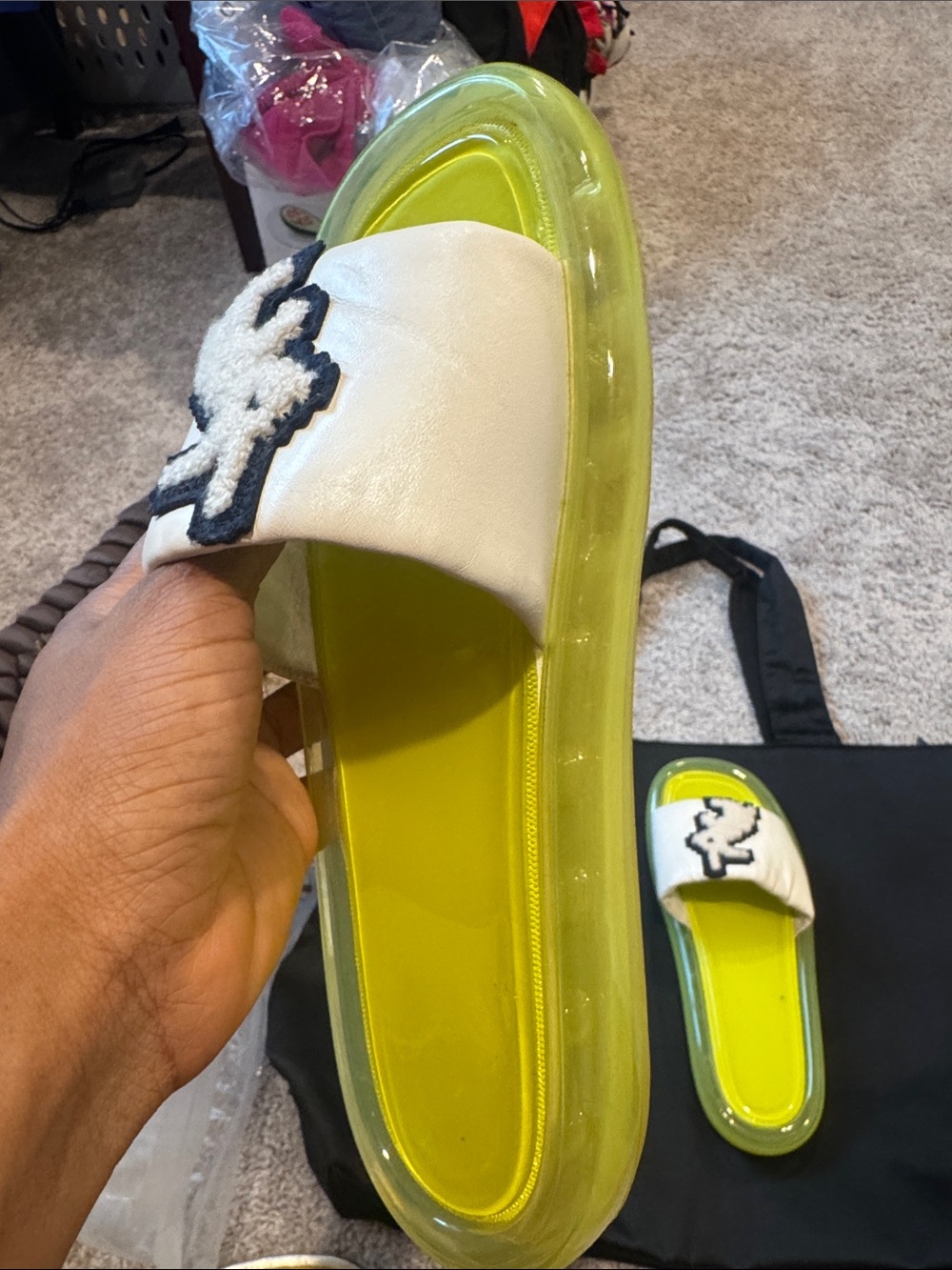 Tory Burch bubble jelly slides - Picture 4 of 4